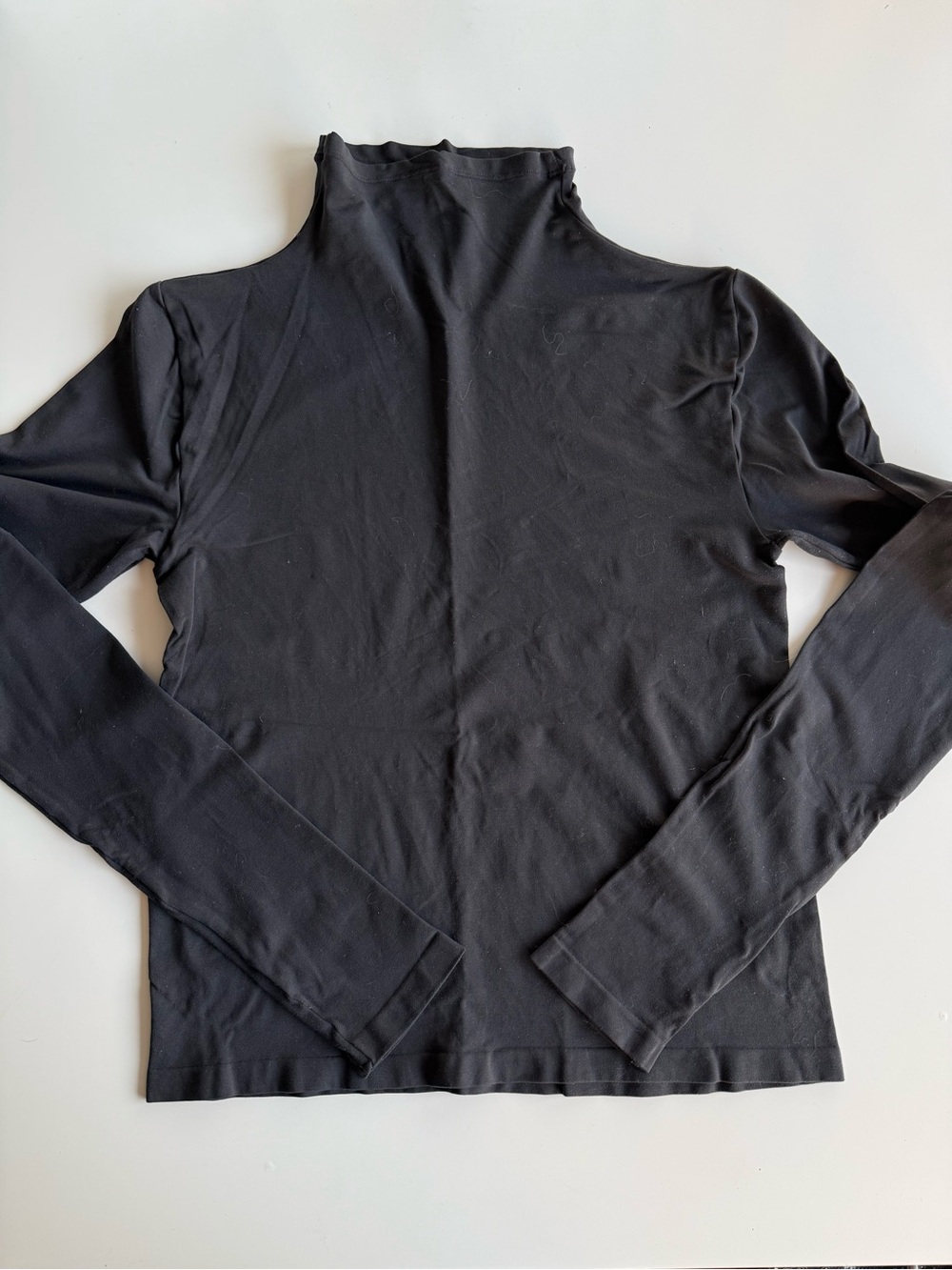 SKIMS Soft Smoothing Seamless Turtleneck Black Size Large